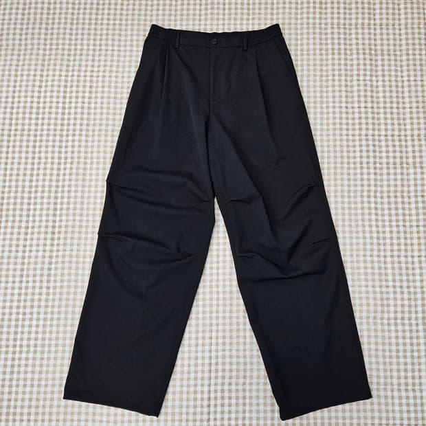 무신사 밴딩 와이드 팬츠 남자32~33