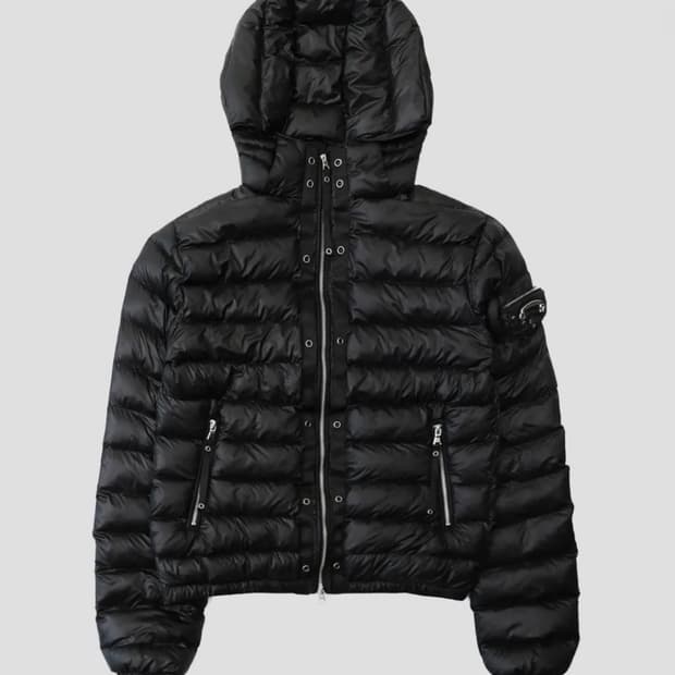 배드블러드 라이트웨이트 후드 푸퍼 경량패딩 s