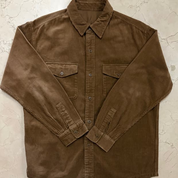 90s 빈티지 코듀로이 워크 셔츠