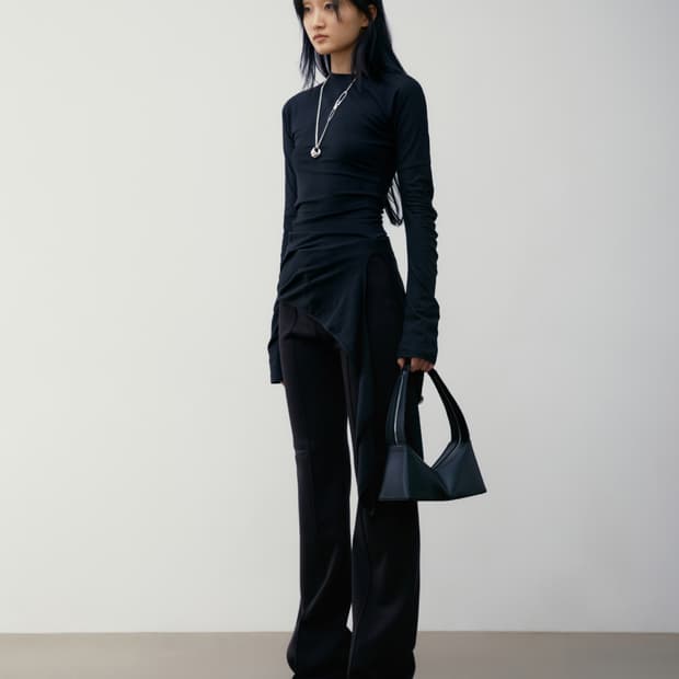 로우클래식 랩티셔츠 블랙m