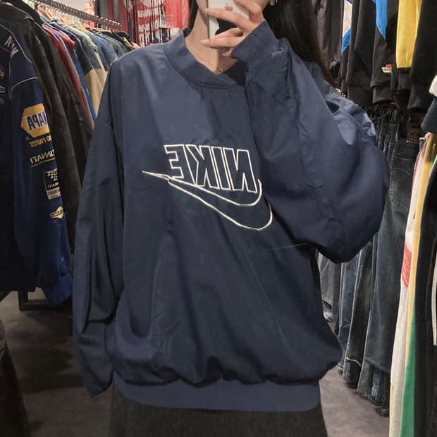 [IM]  나이키 빅로고 웜업 네이비