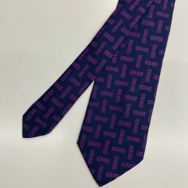에트로(ETRO) 영문모노그램 명품 정품넥타이