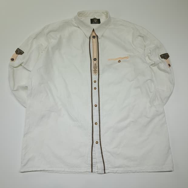 CL969 2XL OS 독일 트라흐텐 바바리안 알펜 화이트 셔츠 남방