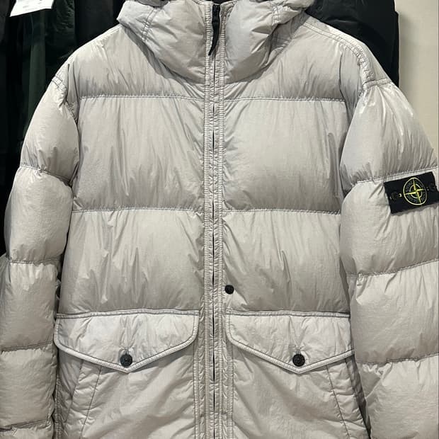 스톤아일랜드 가먼트 크링클랩스 패딩 24fw XXL(110)
