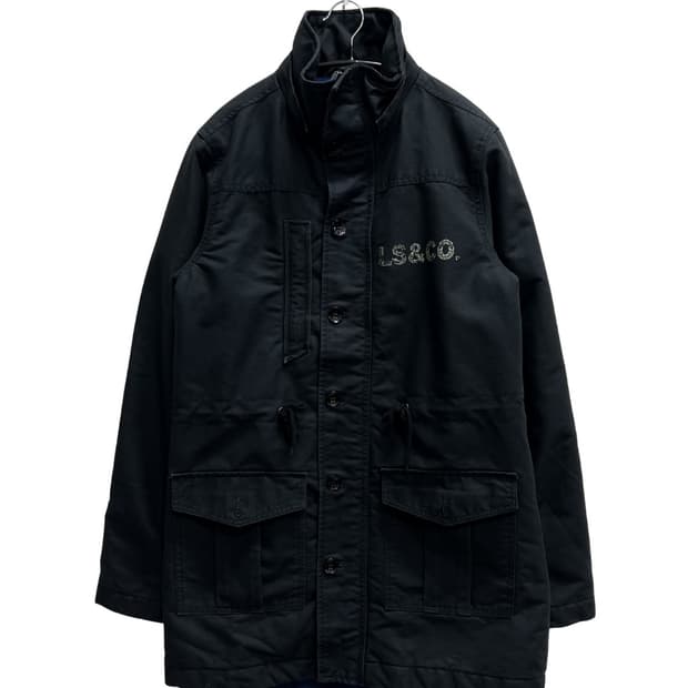 리바이스 사파리 야상 점퍼 블랙