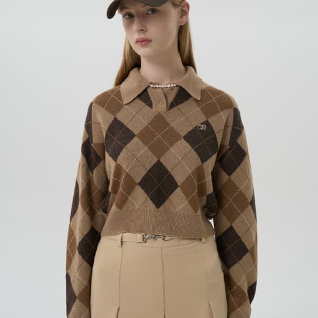 그로브 21F/W OWEN KNIT - brown