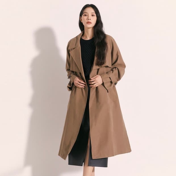 MIXOO 미쏘 여성 트렌치 로브 코트 S사이즈