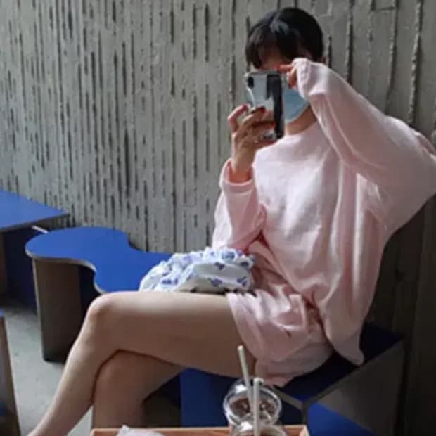 프레클 와플 트레이닝 셋업 핑크