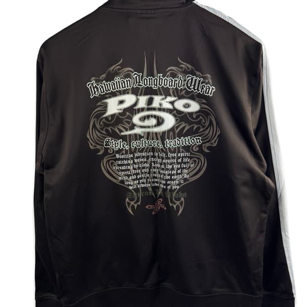 JPN PIKO 오리엔탈 프린팅 브라운져지2378