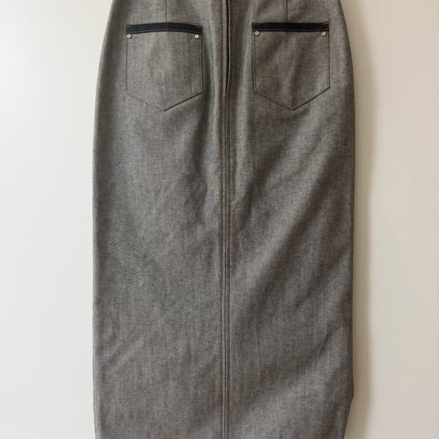 김해김 데님 스커트