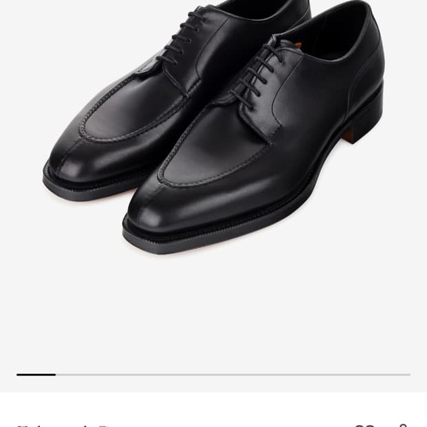 에드워드그린 도버 블랙 606last 8.5/9F H/AF솔