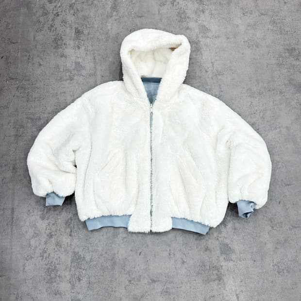 마젠타스튜디오 양면 퍼 후드 자켓