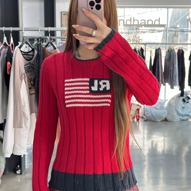 폴로랄프로렌 진스 성조기 니트