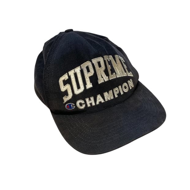 Supreme x Champion 5-Panel Cap Black