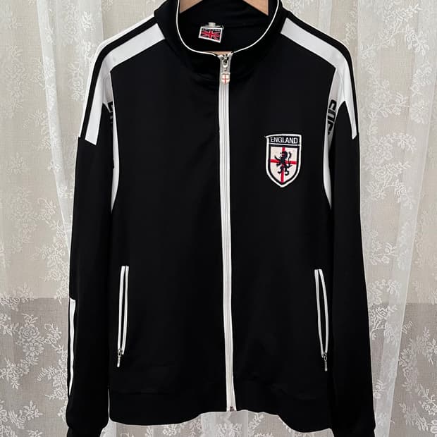 잉글랜드 빈티지 져지 축구 트랙탑