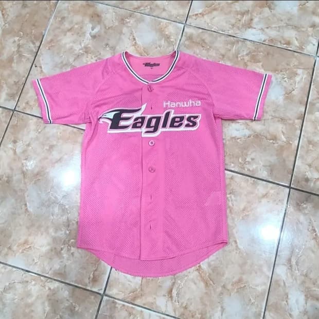 한화이글스 핑니폼 핑크유니폼 정근우 마킹 (80)