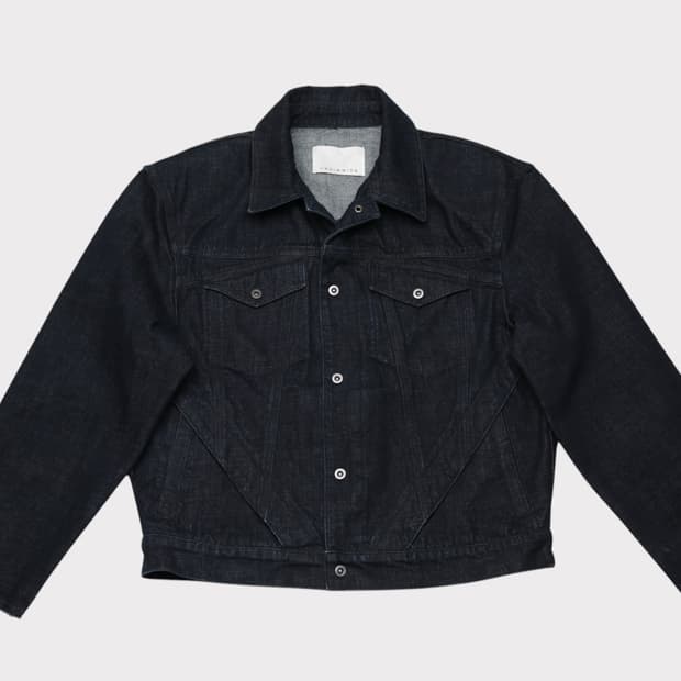 [L] 언지미크 스트럭쳐 데님자켓