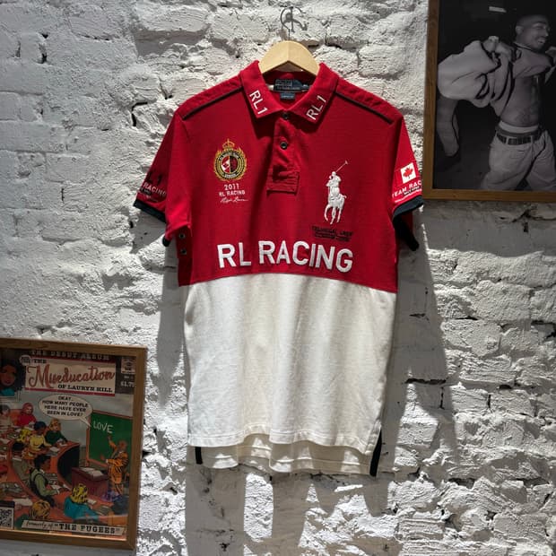 폴로 캐나다 팀 빅포니 레이싱 카라 반팔티