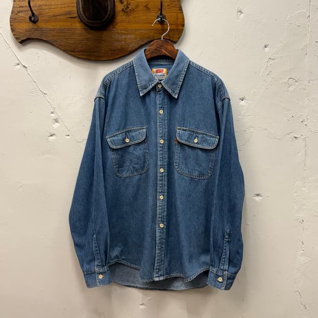 L) 90s Levi’s Orange Tab Denim Work Shir