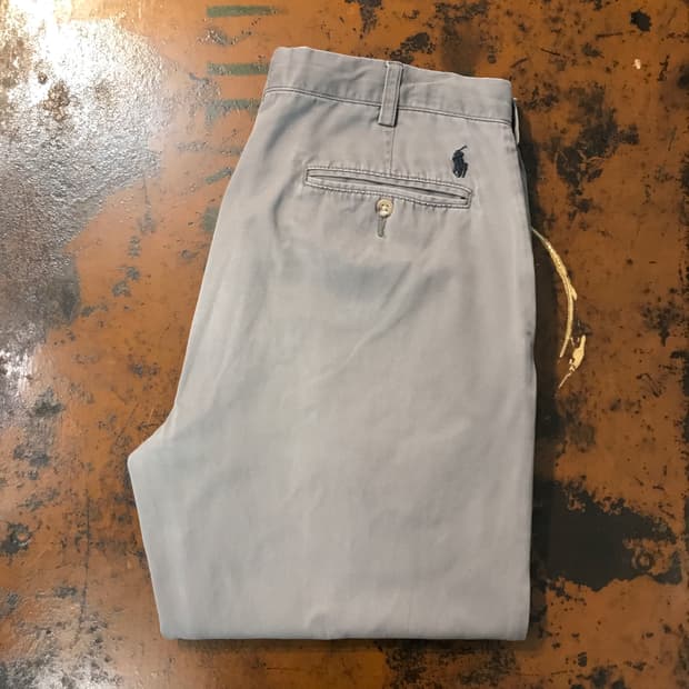 폴로랄프로렌 라이트 그레이 코튼 치노 팬츠 허리 34 사이즈 