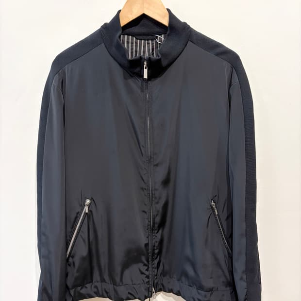 아르마니 꼴레지오니 집업 블루종 자켓