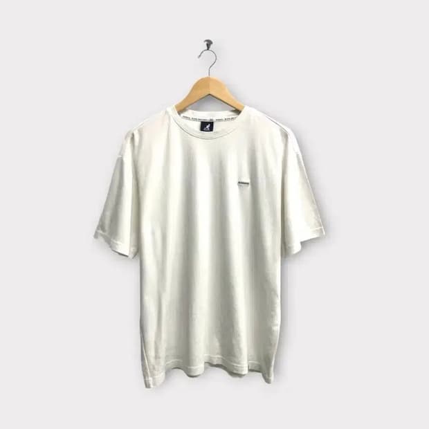 캉골 화이트 반팔 티셔츠 M-L