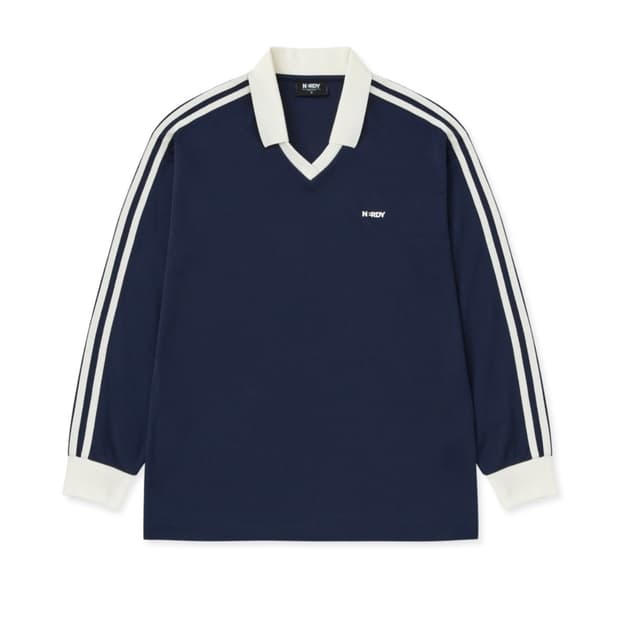 널디 클래식 NY 저지 롱슬리브 네이비