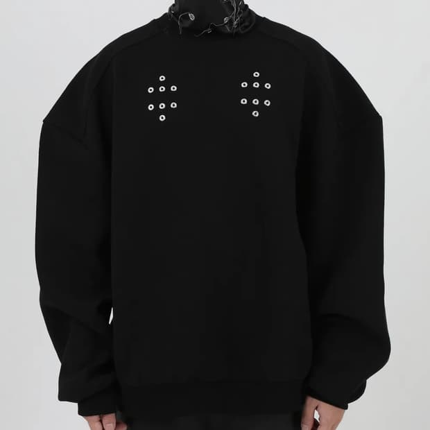 비바프 맨투맨 블랙