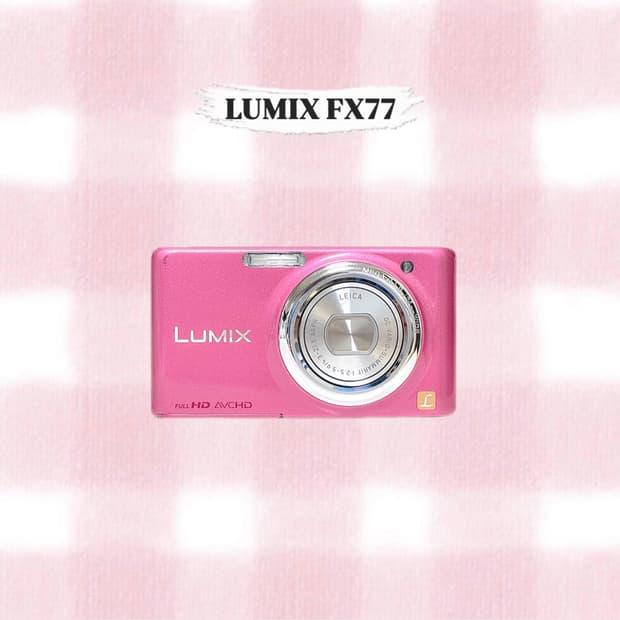 파나소닉 루믹스 FX77 핑크 빈티지디카