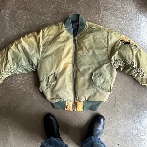 VINTAGE MA-1 TYPE FLIGHT JACKET