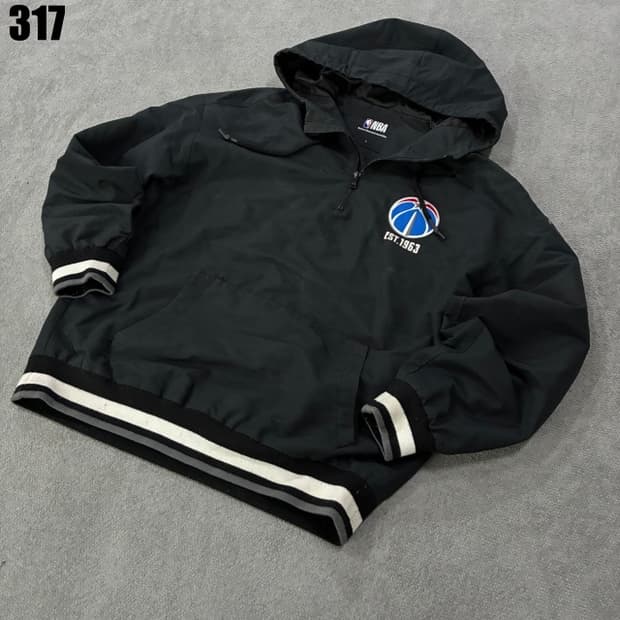 NBA 블랙 하프집업