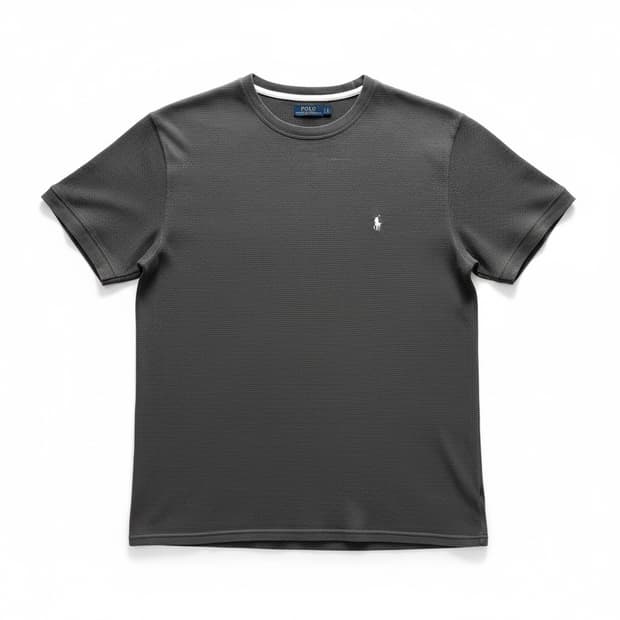 폴로 랄프로렌 그레이 와플 반팔 니트 XL