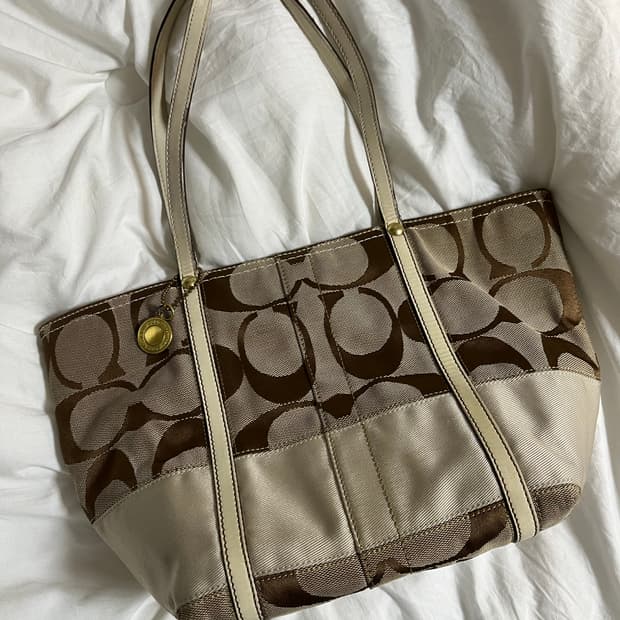 코치 빈티치 토트백 오네갸루 라떼갸루 히메갸루