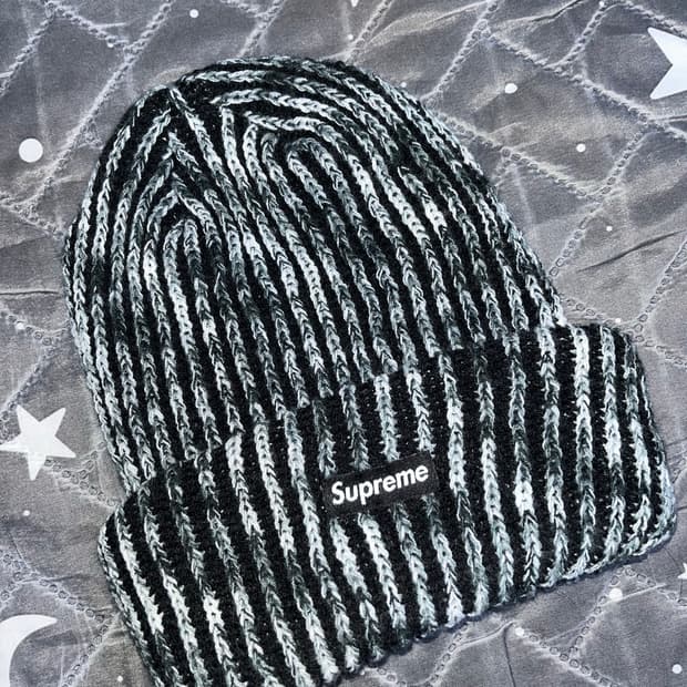 슈프림 레인보우 루즈 게이지 비니