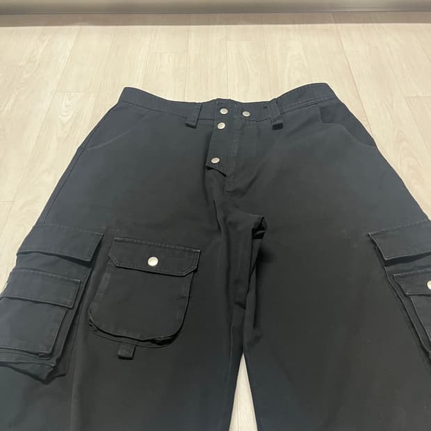 노우웨이브 멀티 포켓 카고 팬츠 KNP019m(BLACK) L사이즈