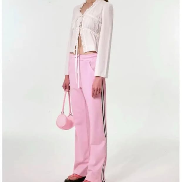 TheOpenProduct openyy 트랙 팬츠 핑크 