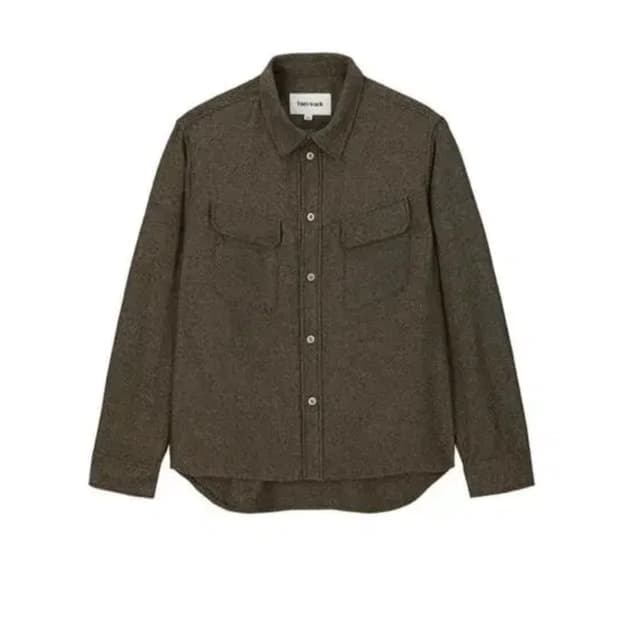 (M/48)토니웩 Brushed Wool Welt Pocket Shirt