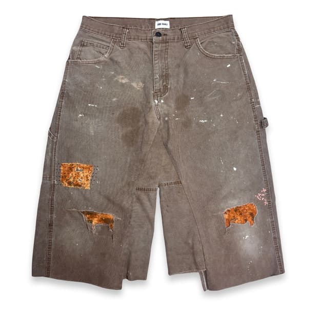 Vtg Dickies Sashiko Distressed 버뮤다