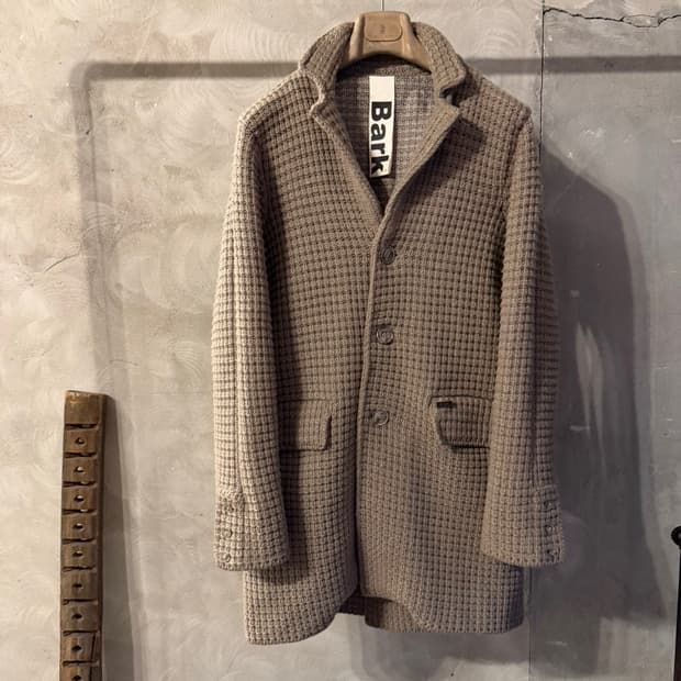 Bark 바크 니트 코트 100