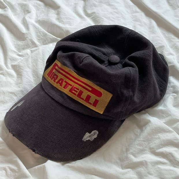 [새제품] 랄 RAR 페인티드 빈티지 트러커 캡 모자