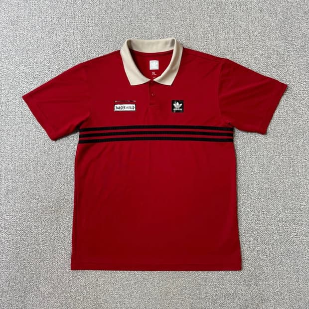 아디다스 x 버거월드 콜라보 반팔티