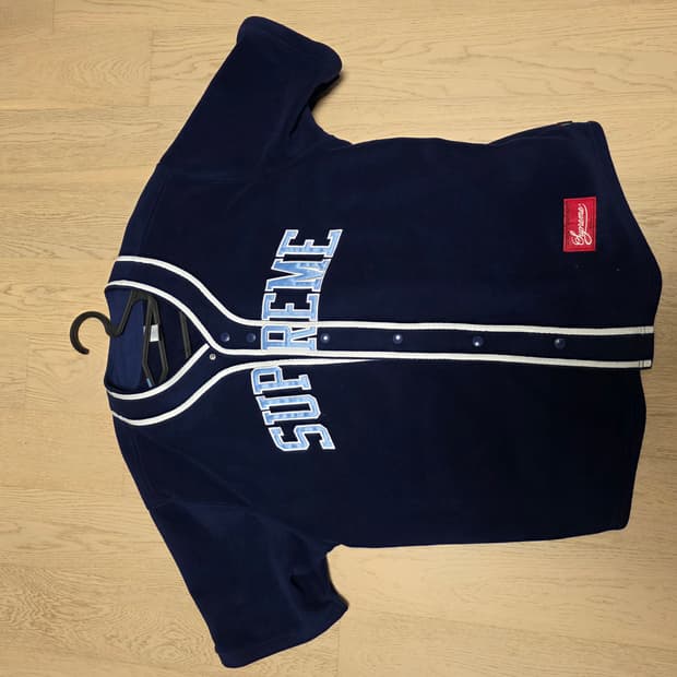 슈프림 베이스볼 저지 블랙