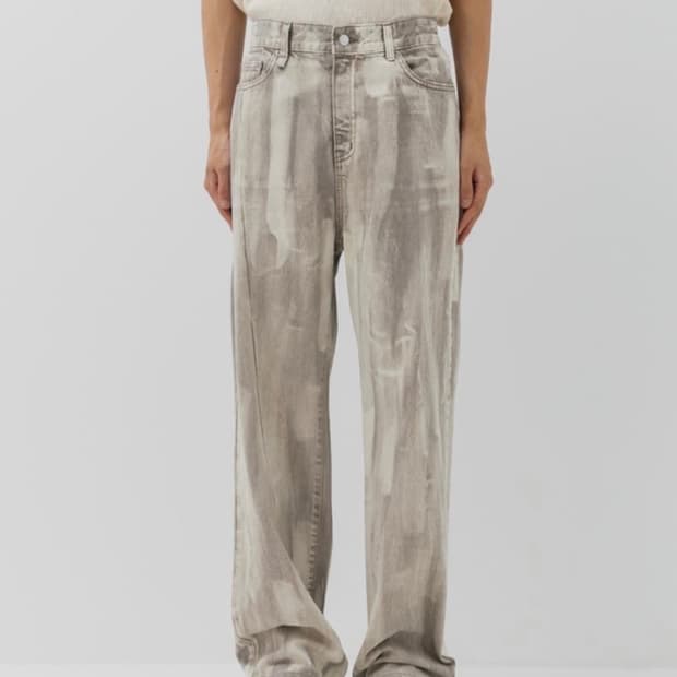 Yiyae 이예 블리치 팬츠 