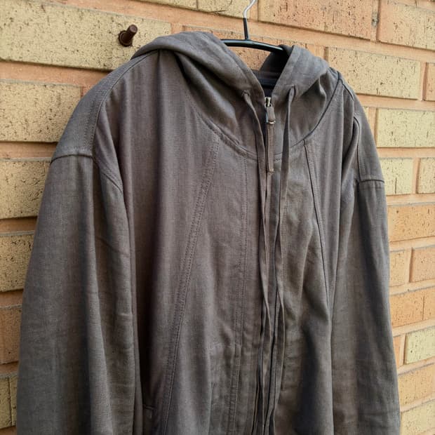 blackmerle hooded jacket / rat grey L