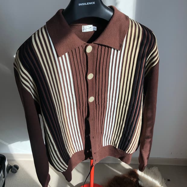 비헤비어 니트 가디건