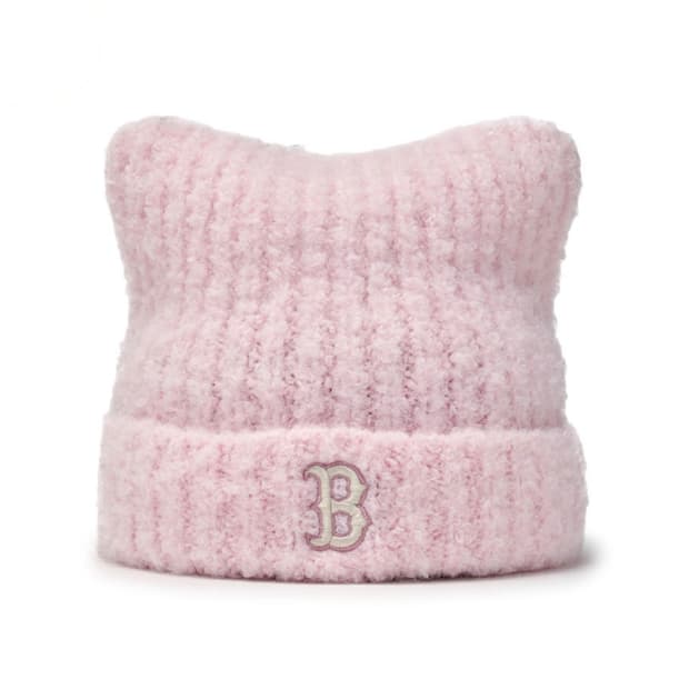 mlb 미야옹 비니 핑크