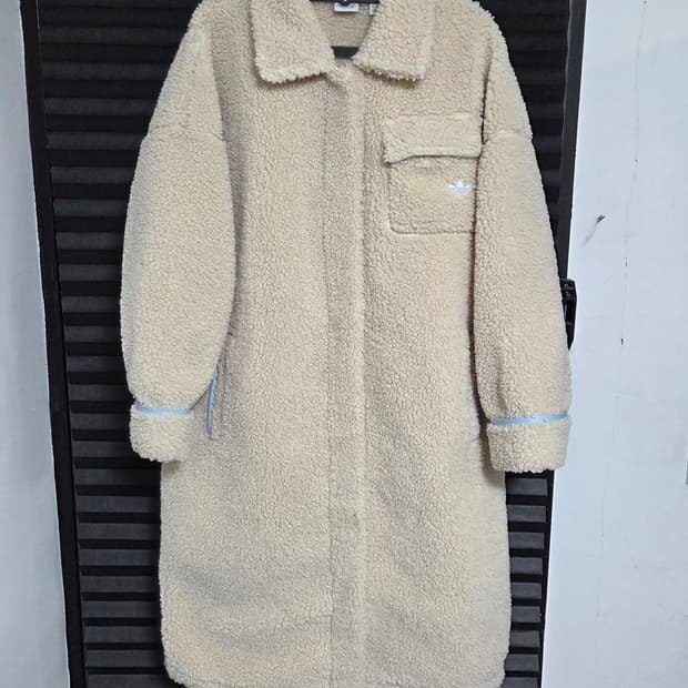 (정품) [아디다스] 쉐르파 플리스 롱자켓 판매합니다.