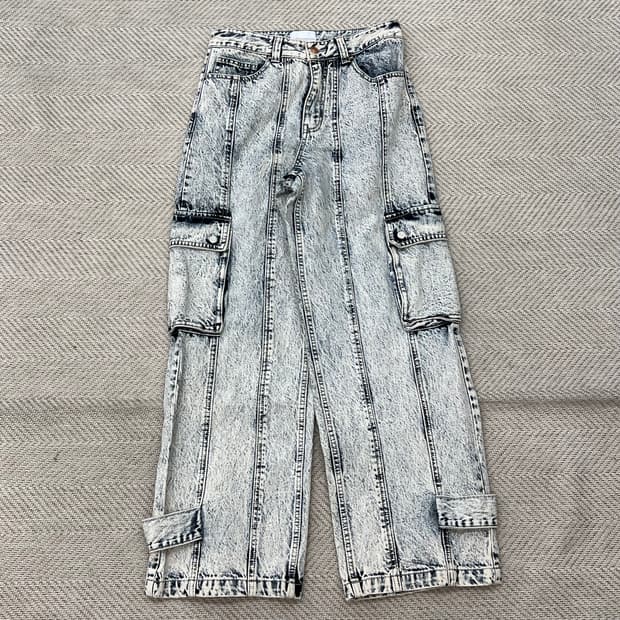 메종미네드 워싱 카고팬츠 r3696