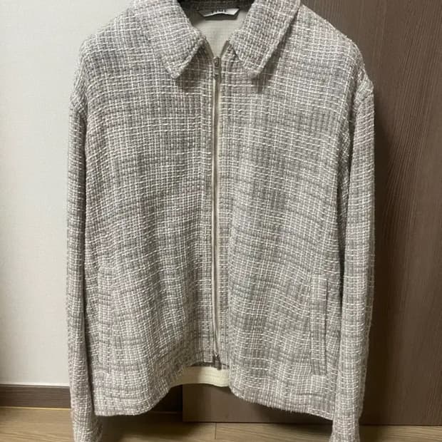 타임옴므 트위드 자켓 100사이즈 팔아요.