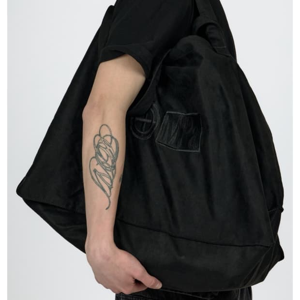 MPa SUEDE BIG BAG (BLACK)
